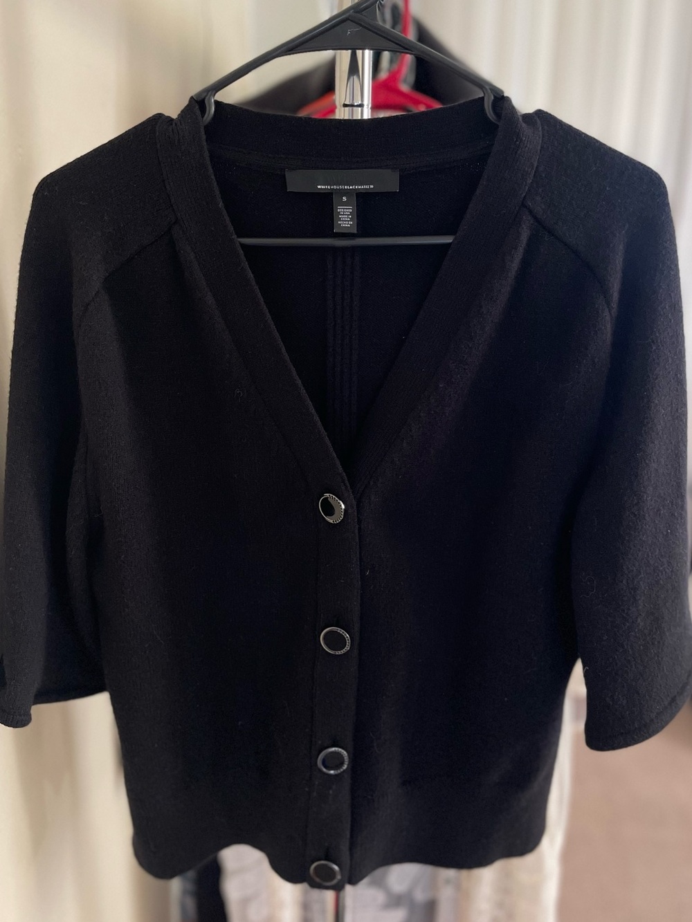 WHBM- Button-Front Women's Sweater Cardigan
